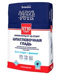 Гипсовая шпаклевка Sniezka Acryl-Putz Start 15 кг